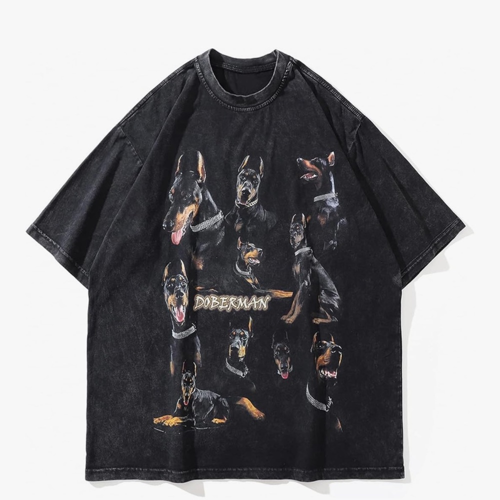 Aelfric Eden Graphic T-Shirt with Doberman Print